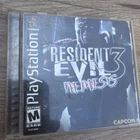 New ListingResident Evil 3 Nemesis (PlayStation 1 PS1 Sony) Black Label  Manual Complete