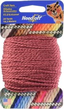 Needloft Plastic Canvas Yarn, 20 yards - Burgundy