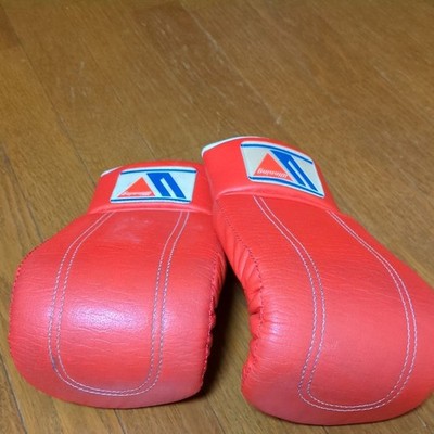 【美品・試着のみ】　Winningパンチンググローブ　SB-2000 Winning Boxing Punching Gloves Red Rubber band type SB-2000