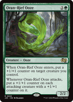 Oran-Rief Ooze (REGULAR) x1 - MTG Foundations Jumpstart J25 #693
