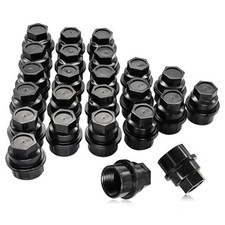 24Pcs Wheel Lug Nut Cap Covers Thread Fit for GMC for Chevy C1500 C2500 C3500