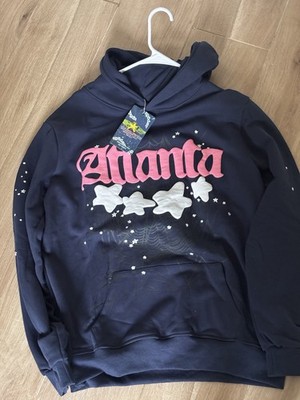Atlanta Sp5der Men's Hoodie Sweatshirt Size Small, Navy Blue | eBay