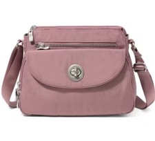 NWT Baggallini Soleil Crossbody Bag Purse Dusty Mauve Color
