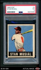 1948 Leaf #4 Stan Musial Cardinals RC HOF MVPw PSA 3 - VG