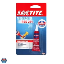 Threadlocker Red 271 - Permanent Thread Lock Glue for Nuts, Bolts, & Fastener...