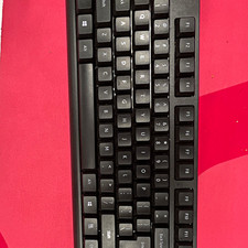 Compact USB Computer Keyboard Black English Q...