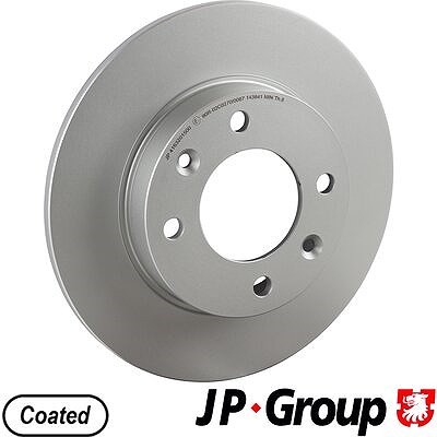 2X JP Group Bremsscheibe Hinterachse U.A. FüR CitroËN, Peugeot-image