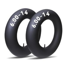 2 Pack 6.00-14 Inner Tubes 6-14 7-14 Tube with Straight Valve Stem for