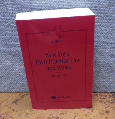 New York Civil Practice Law And Rules 2024  SC Book