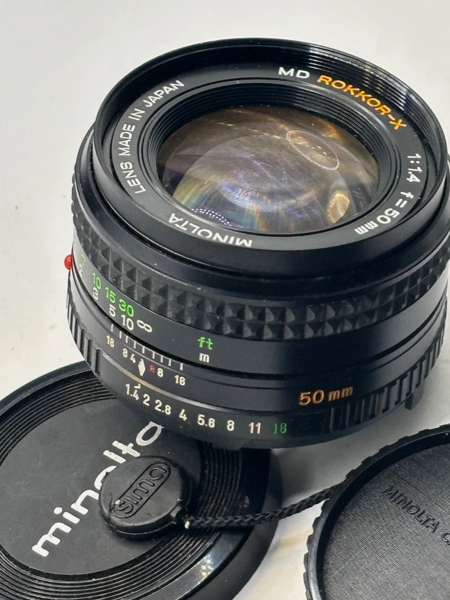 Minolta MD f/1.4 Lenses 50mm Focal for sale | eBay
