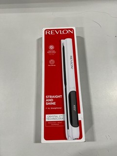 Plancha para cabello digital de cerámica REVLON cristal C brillo duradero 1 pulgada