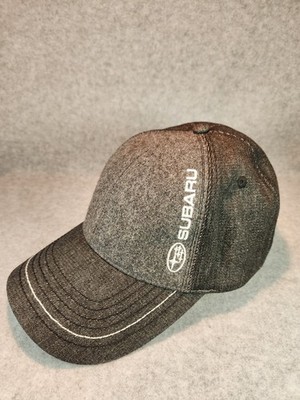 Subaru Logo Baseball Cap Hat Adjustable Strap-Back Two Tone Gray
