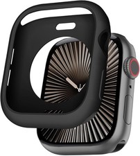 Bumper Case for Apple Watch Series 9/8/7 45mm Soft Flexible TPU Thin Lightweight