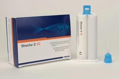 Dental Voco Structur 2 SC Self Cure Composite Temporary Crown Bridge Material