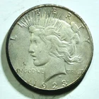 1923-S Peace Dollar – 90% Silver – Free US Shipping