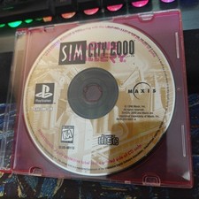 Sim City 2000 PlayStation 1 PS1 Disc Only Loose Disc Tested & Working