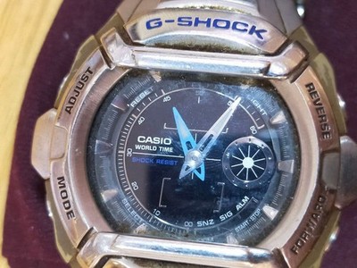 Casio G-shock Cockpit G-520scd 2759 Analog Digital Black 20atm for