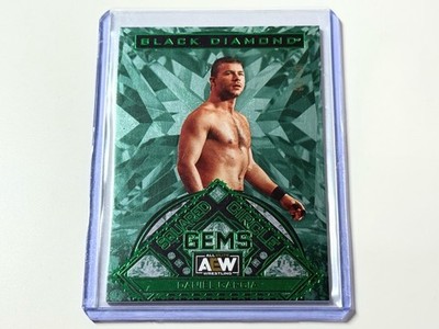 2024 AEW Black Diamond Daniel Garcia Squared Circle Gems Green /10 Card SCG-91