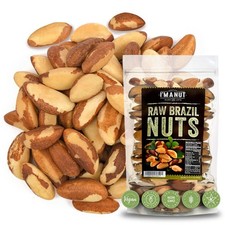 Brazil Nuts Raw 16oz  Non-GMO  Gluten  Peanut Free  Vegan Keto  Resealab...