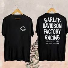 HOT 2025 - Harley Factory Davidson Racing Team T-Shirt Size Reprint Size