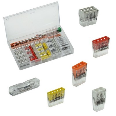 95x Wago Steckklemme Set der Serie 2273 und 2773 im Sortimentskasten