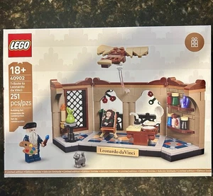 Lego 40902 Tribute To Leonardo Davinci Brand New In Box Limited Edition