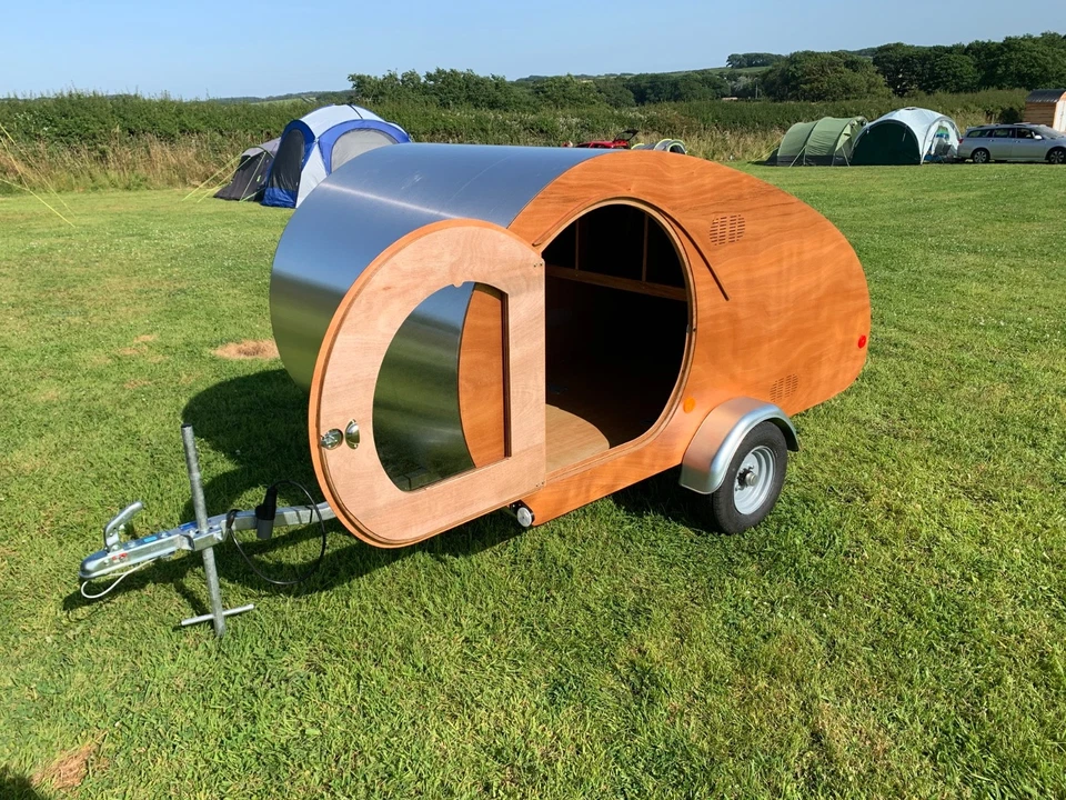 Rare Factory-Built Phield Bug Ultra-Light Teardrop Trailer - Image 1 of 4