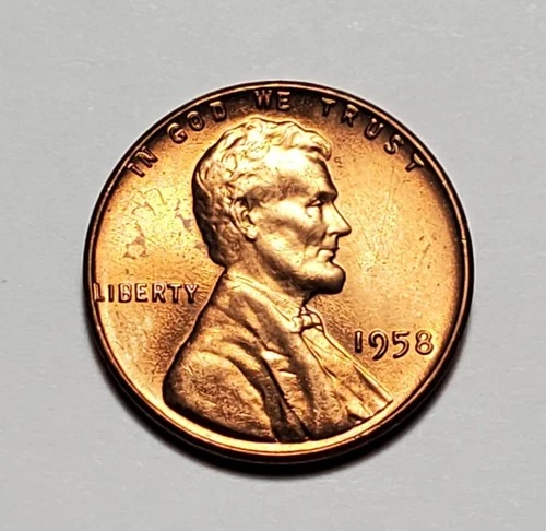 1958 P LINCOLN WHEAT PENNY UNC #P3381