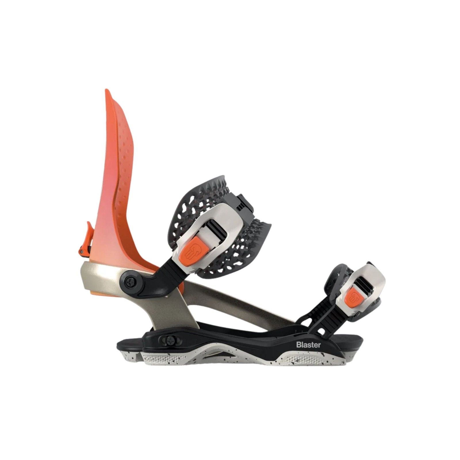 Bataleon Blaster AW Snowboard Bindings, Tangerine, Medium/Large MY26