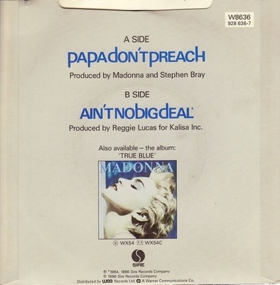 Madonna - Papa Don't Preach (7