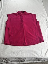 Figs XS Scrub Top Womens Threads for Threads V-Neck Technical Collection Pink