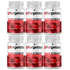Forgelabs Blood Stabilizer Ultra Potency For Healthy Heart - 6 Bottles