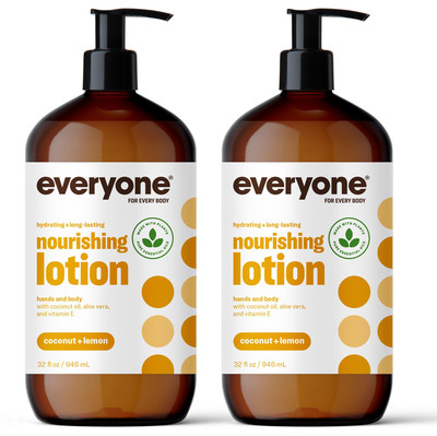 Everyone Nourishing Hand and Body Lotion, 32 Ounce (Pack of 2), Coconut and L...