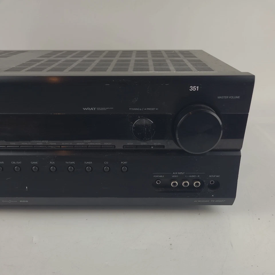 Onkyo TX-SR607 AV Receiver Dolby 7.1 Surround Amplifier - Image 3 of 4