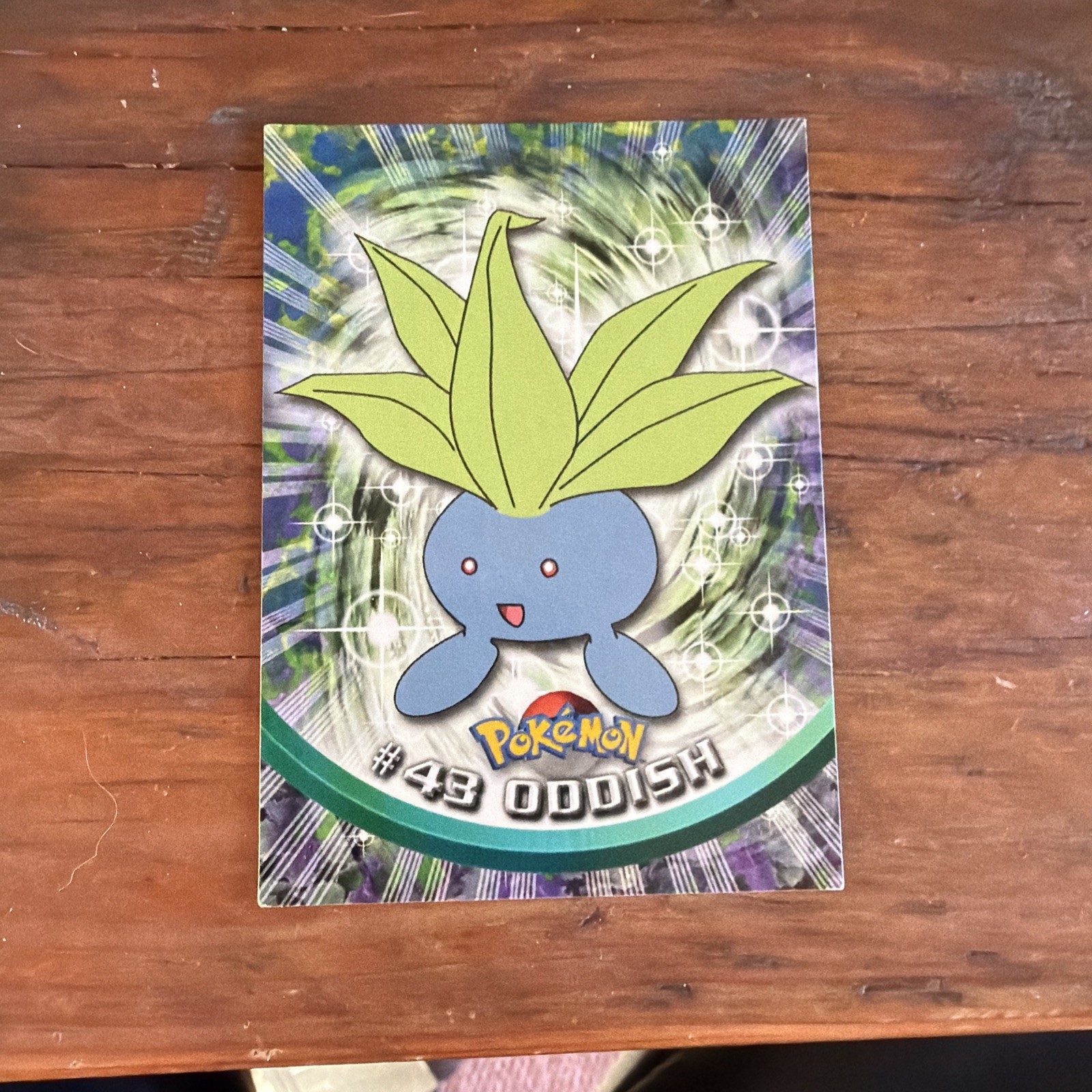 Pokemon Card Oddish #43 Not Holo  Blue Label Series 1 Topps