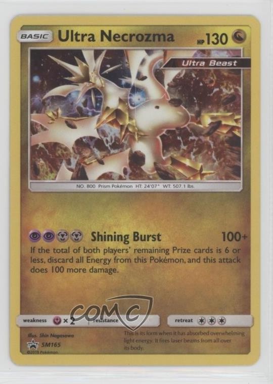 Ultra Necrozma Pokemon Sun & Moon Black Star Promo #SM165