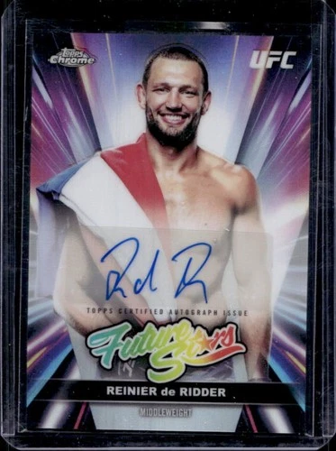 2026 Topps Chrome UFC Reinier de Ridder Future Stars Auto Refractor #FSA-RR
