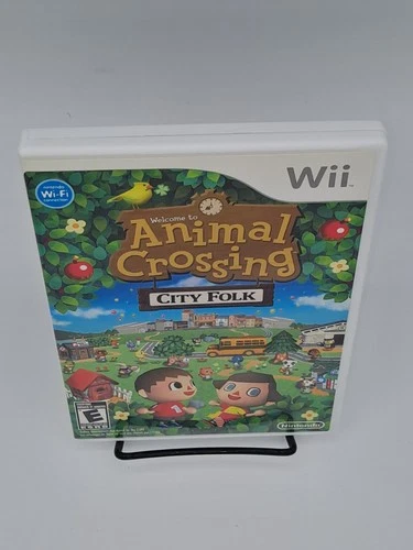 Animal Crossing City Folk Wii Case Manual Art Only NO GAME New Case Replacement