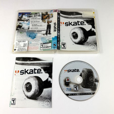 Skate Game Sony Playstation 3 PS3 Complete CiB With Case & Manual Free Shipping!