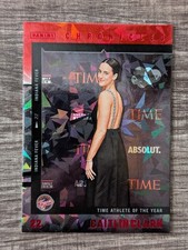 Caitlin Clark 2025 Panini Chronicled Red Cracked Ice #55