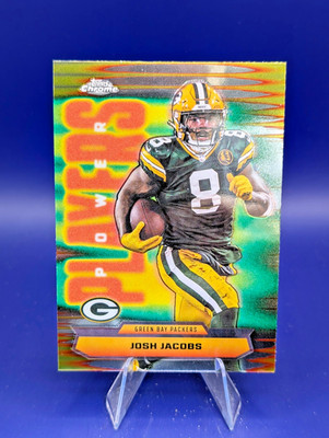 2025 Topps Chrome Football Power Players Josh Jacobs #PP-20