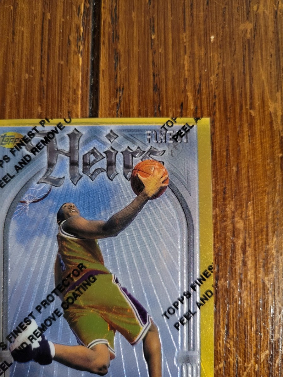 1996-97 Topps Finest Heirs Kobe Bryant Rookie Gold #269 W/Coating