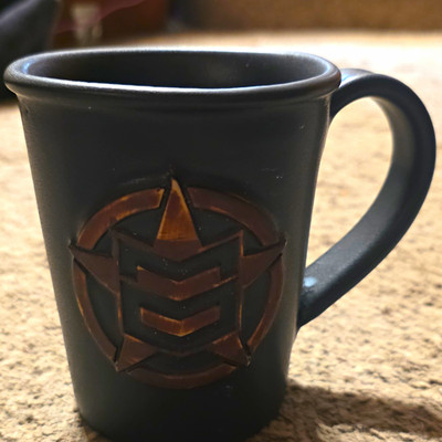 Limited Edition MTN OPS Stoneware JJ Potts Coffee Mug Cup Handmade USA