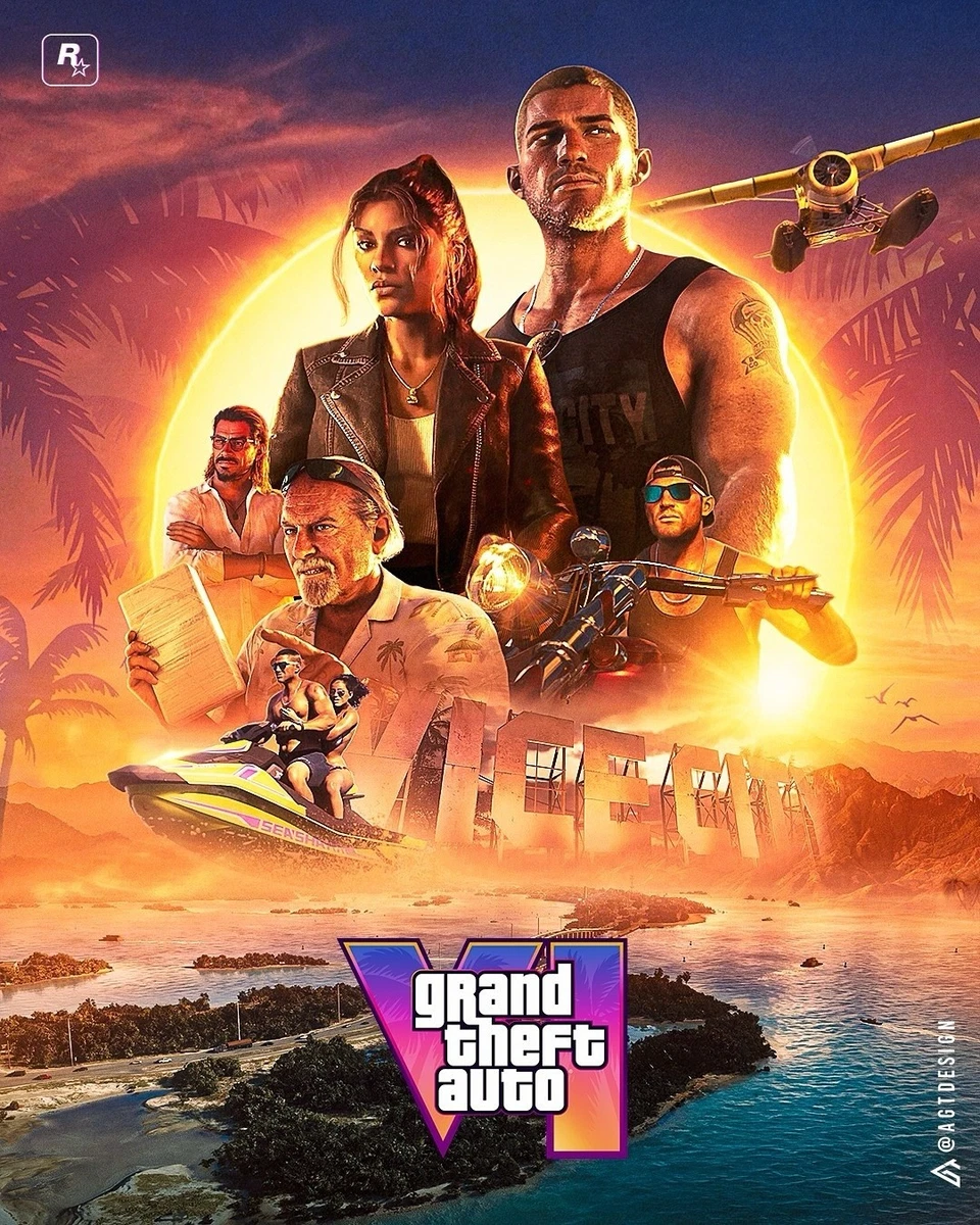 grand theft auto vice city poster products for sale | eBay
