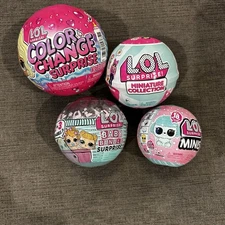 Lot Of LOL Surprise Balls Mix New Sealed Miniature Baby Bundle Mini Color Change