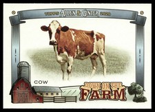 2020 Topps Allen & Ginter Down on the Farm Cow #DF-C