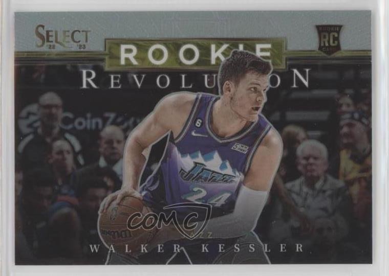 2022-23 Panini Select Rookie Revolution Silver Prizm Walker Kessler #4 12bq