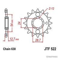 Ritzel Teilung 630 ZäHne 15