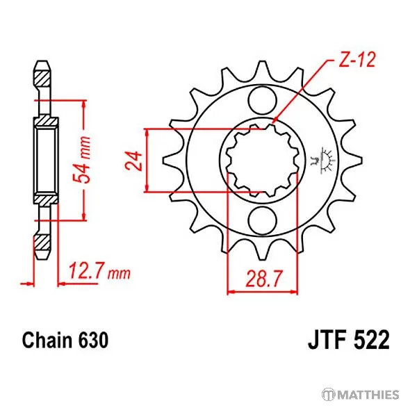 Ritzel Teilung 630 ZäHne 15-image