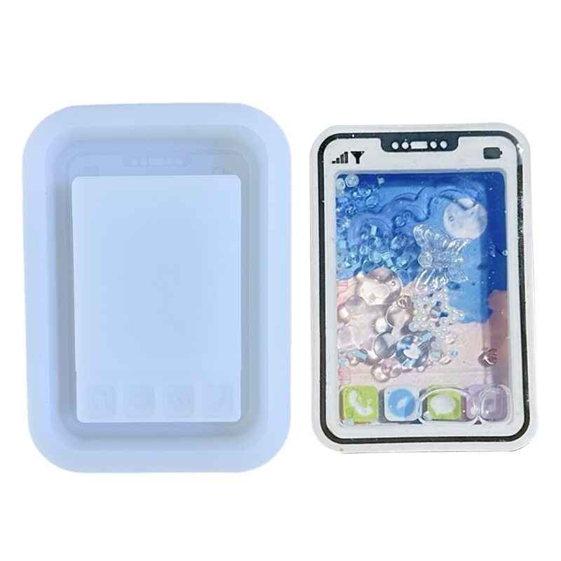 Quicksand Resin Shaker Molds for DIY Phone Keychain Craft Decor